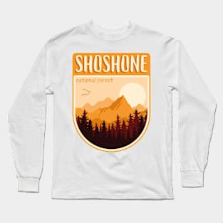 Shoshone National Forest Wyoming Long Sleeve T-Shirt